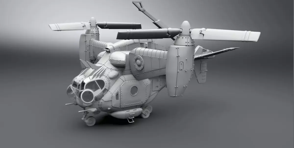 Vertibird scale model  3D print model