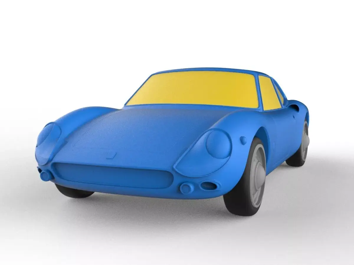 De Tomaso 1968 Classic Car 3D print model