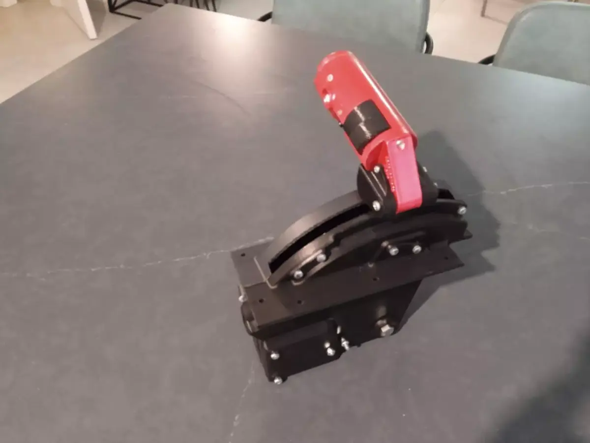 Mirage F1 Throttle assembly for simulation 3D print model