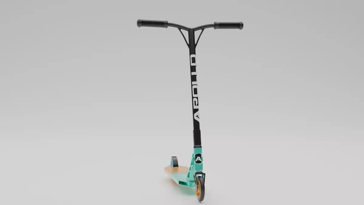 Electric Scooter Low-poly 3D model