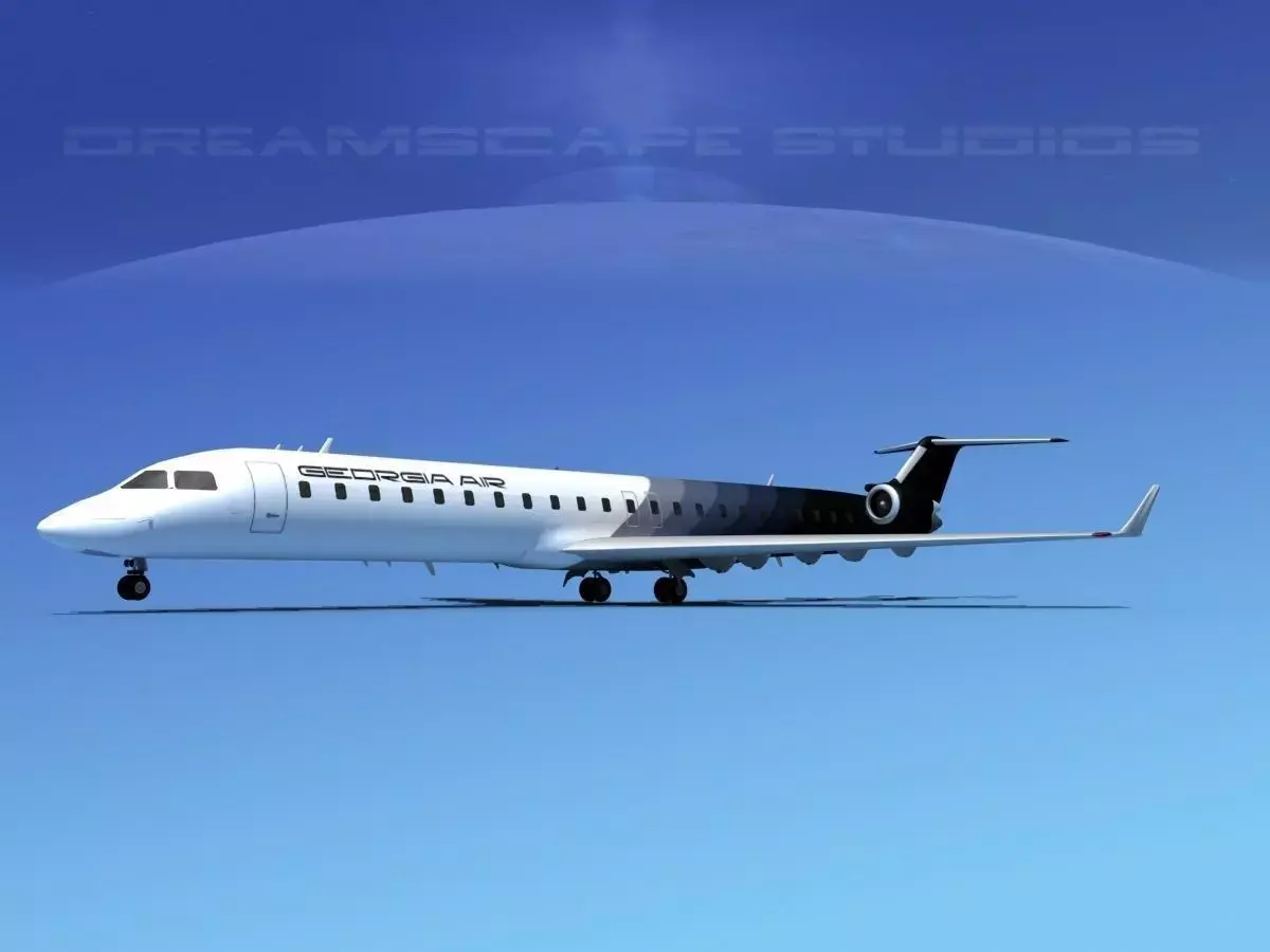 Bombardier CRJ900 Georgia Air 3D model