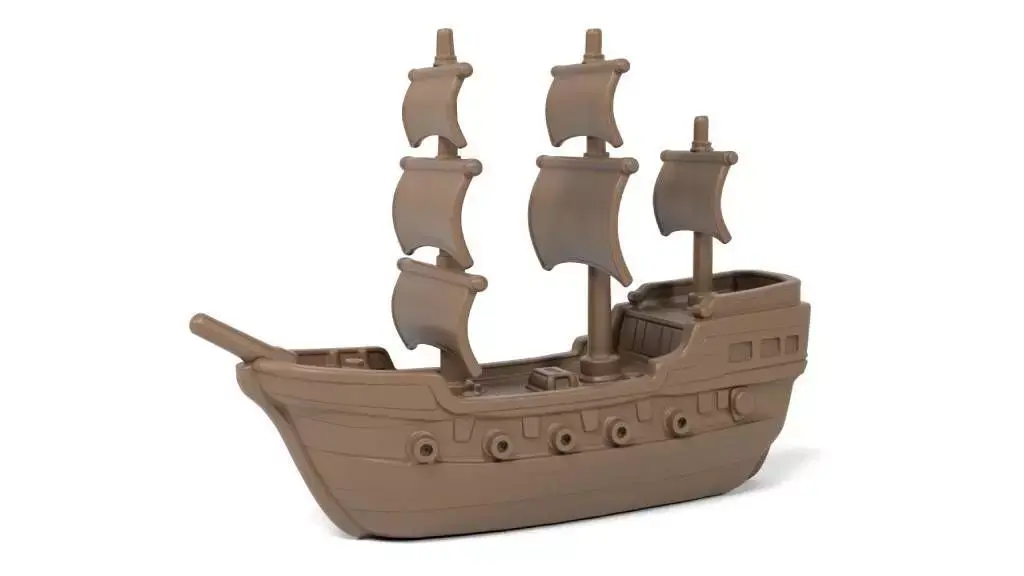 Toy frigate 3D print model