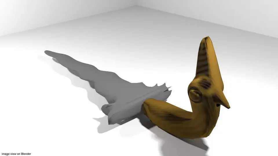 Keris Buda 3D model