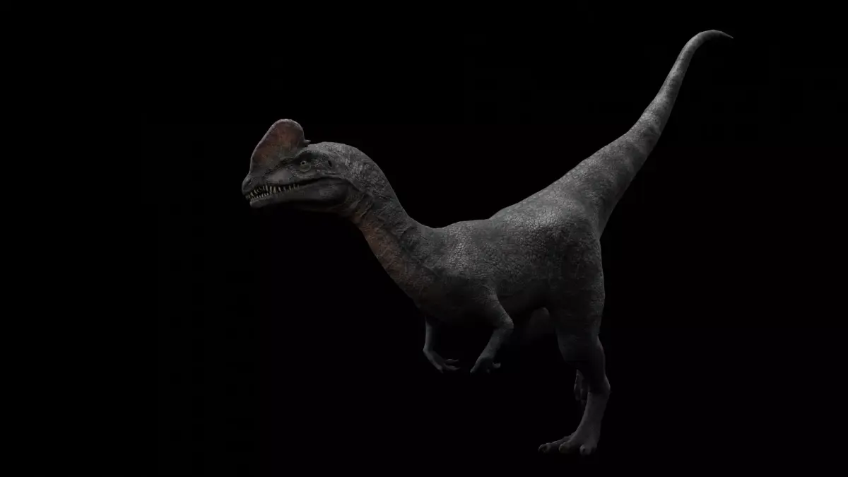 Dilophosaurus Dinosaur Low-poly 3D model purchase