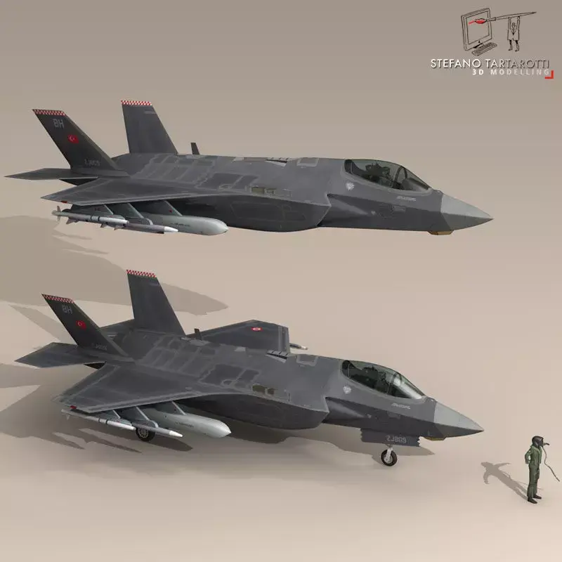 F35A - Turkey Air Force 3D model