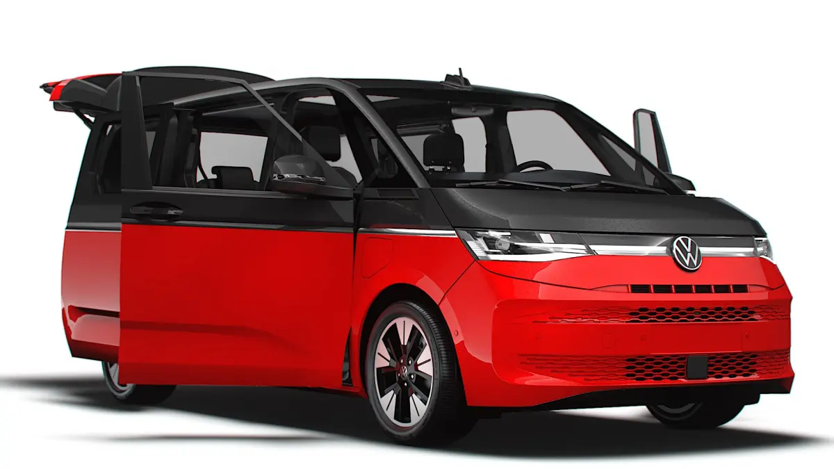 VW T7 Multivan Long HQ Interior 2025 3D model purchase