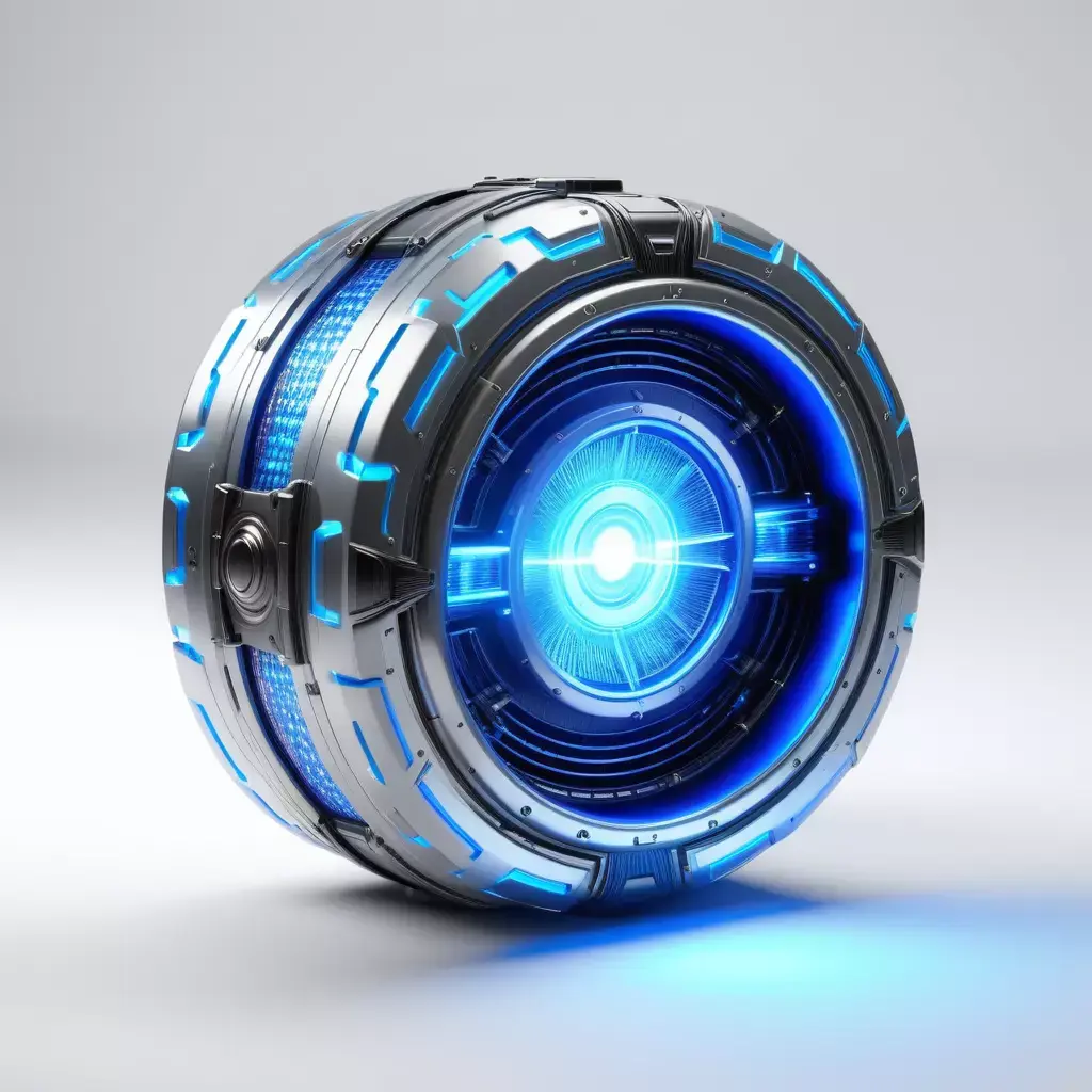 Glowing SciFi Power Core 3D model