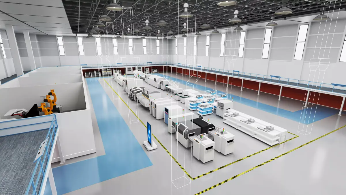 Intelligent digital machining CNC center 3D model