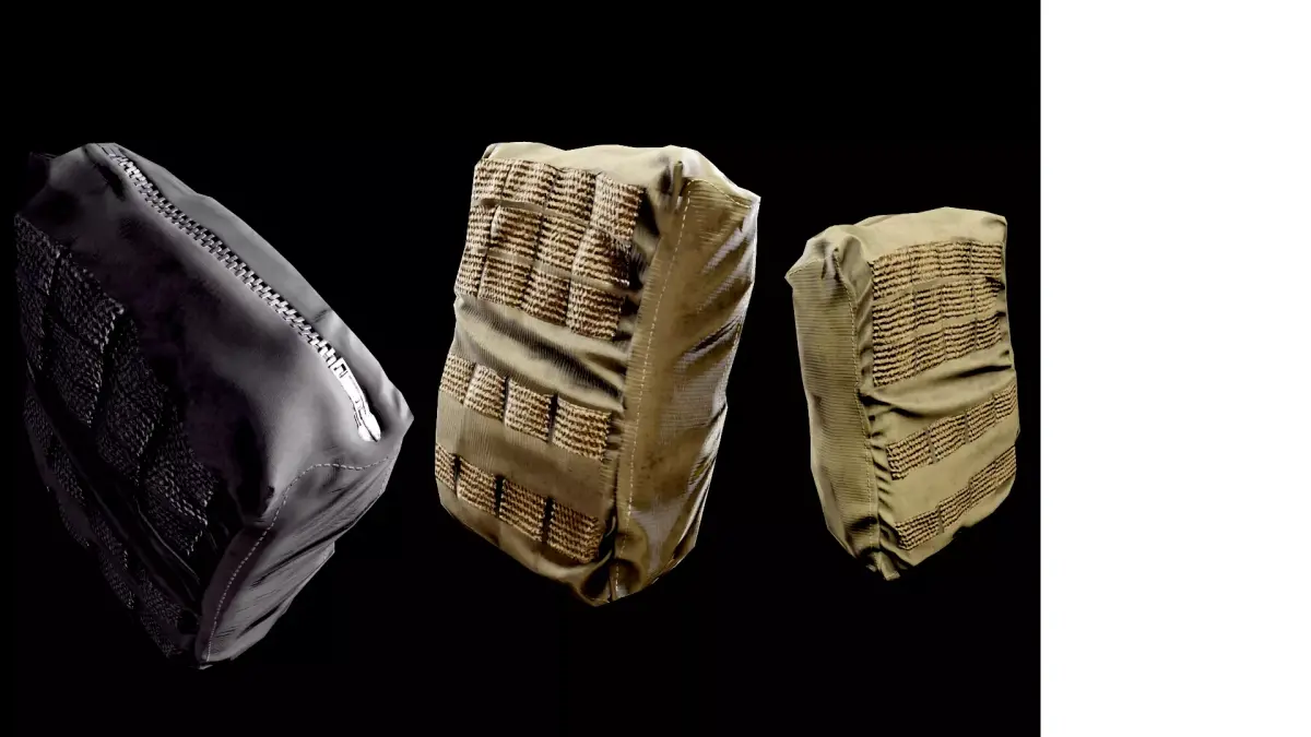 Militaly Bag Low-poly FREE Free low-poly 3D model