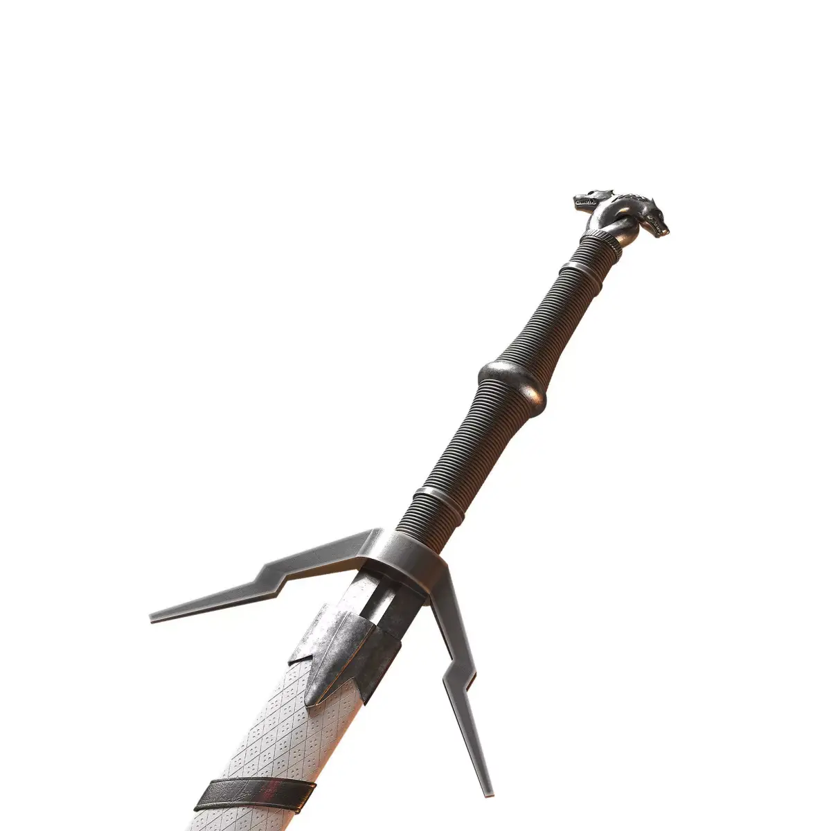 The witcher silver sword 3D model