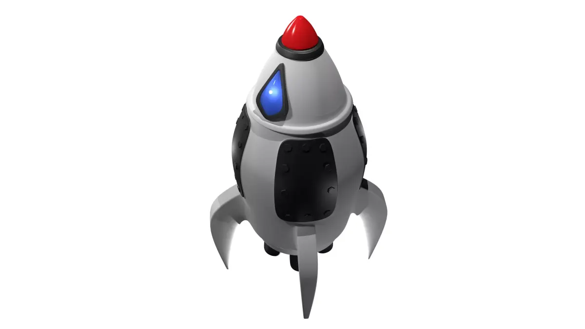 Toy Rocket Space Ship 3D model