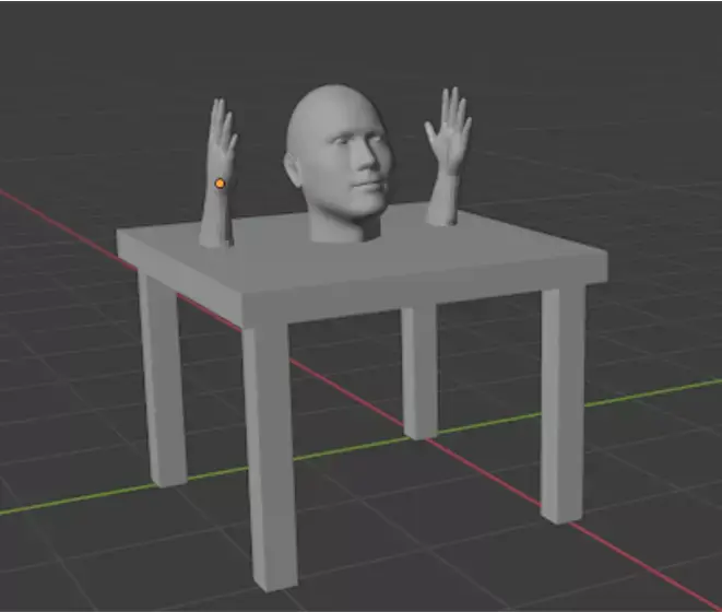 Bizarre Table 3D model