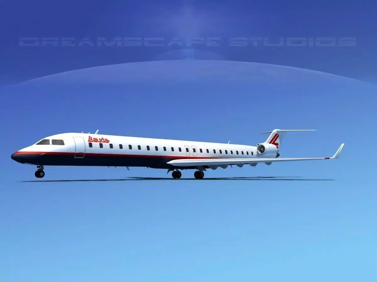 Bombardier CRJ900 Lauda 3D model