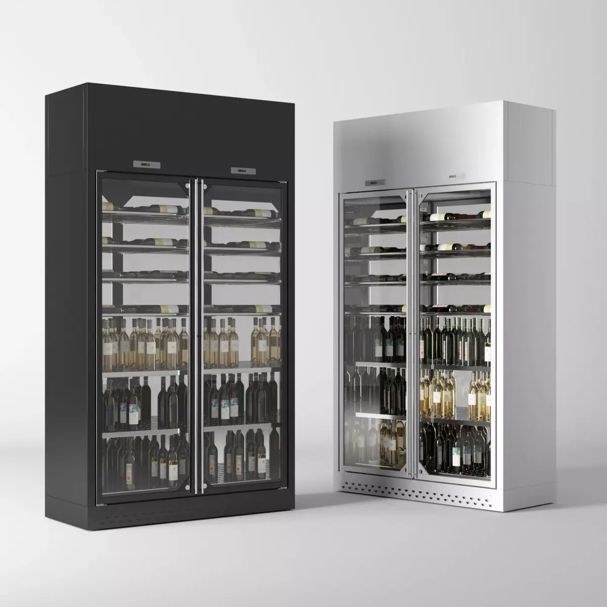  Wine cooler enofrigio 2P 1p wall h260 P60 3D model