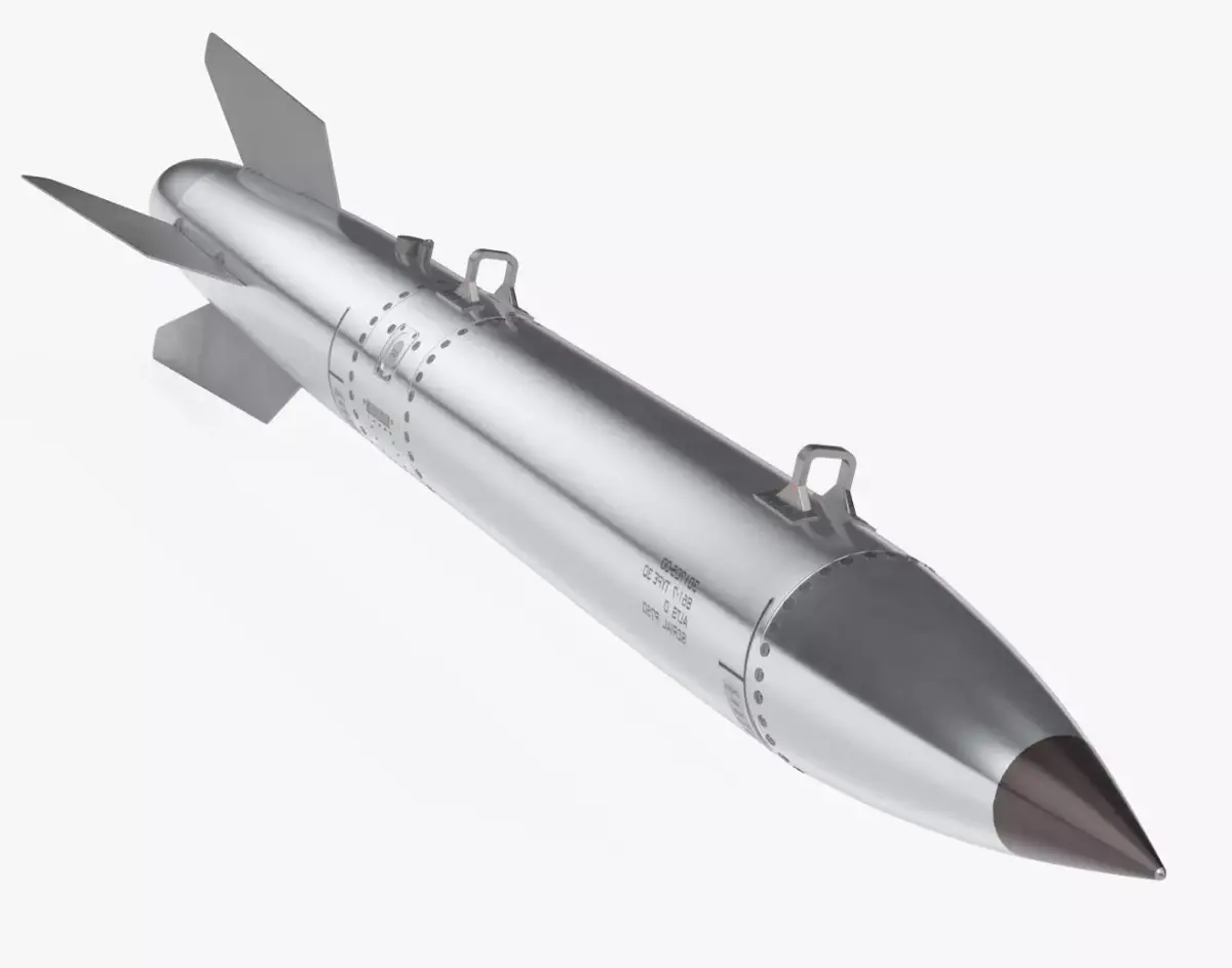 B61 Silver Bullet Fusion Bomb 3D model