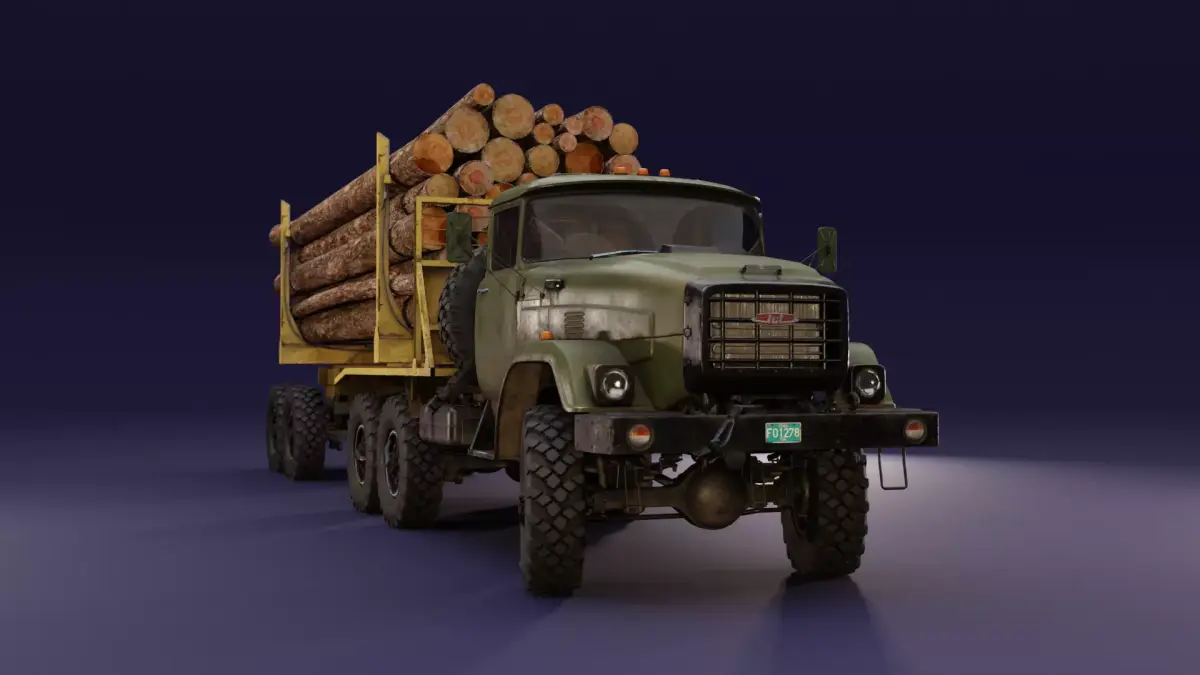 DCB K-133BYAT - Logger - Unbranded Low-poly 3D model