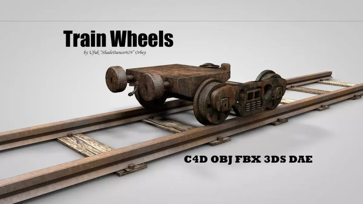 Train Wheels 3D model order
