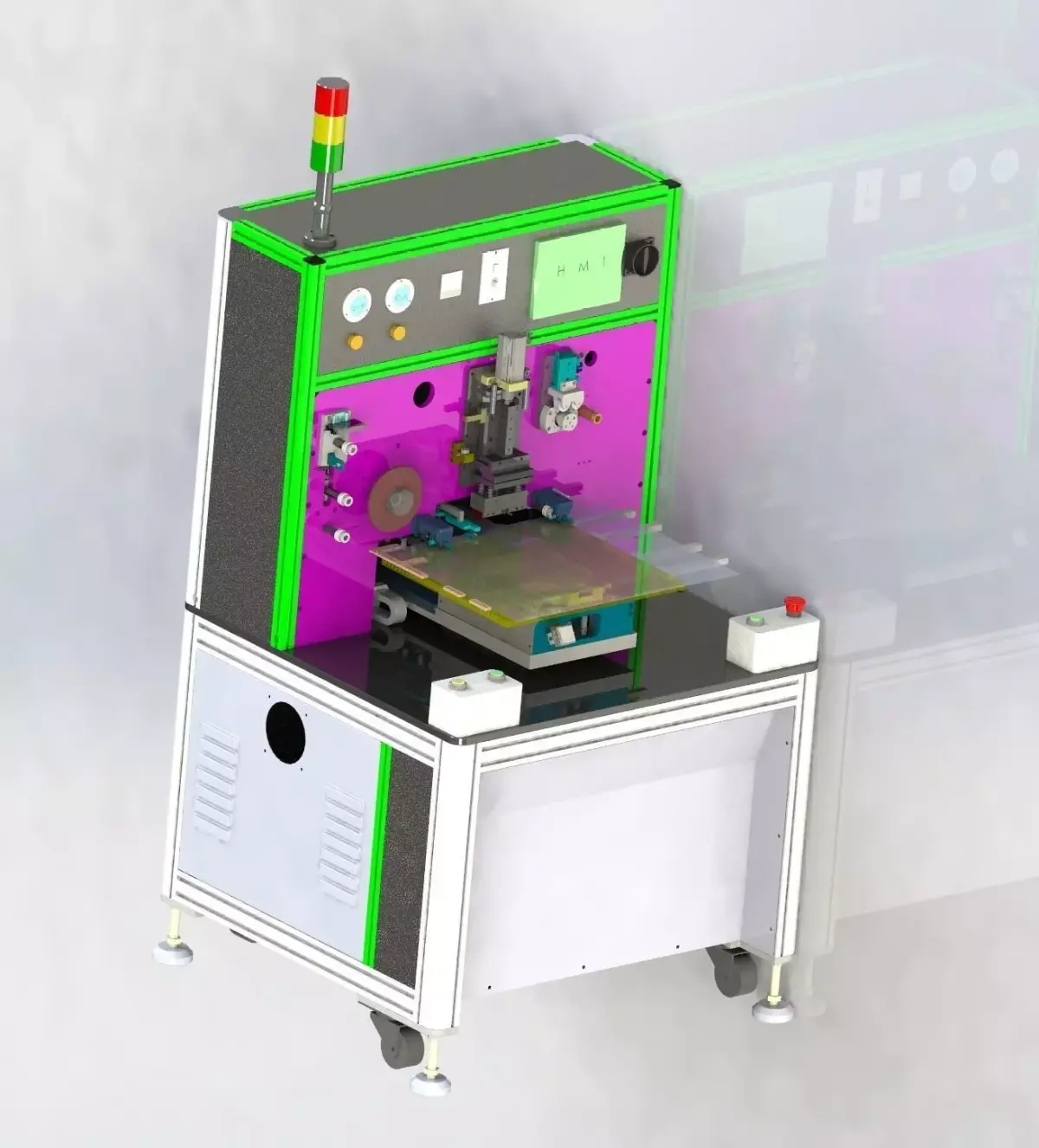 ACF laminating machine 3D model