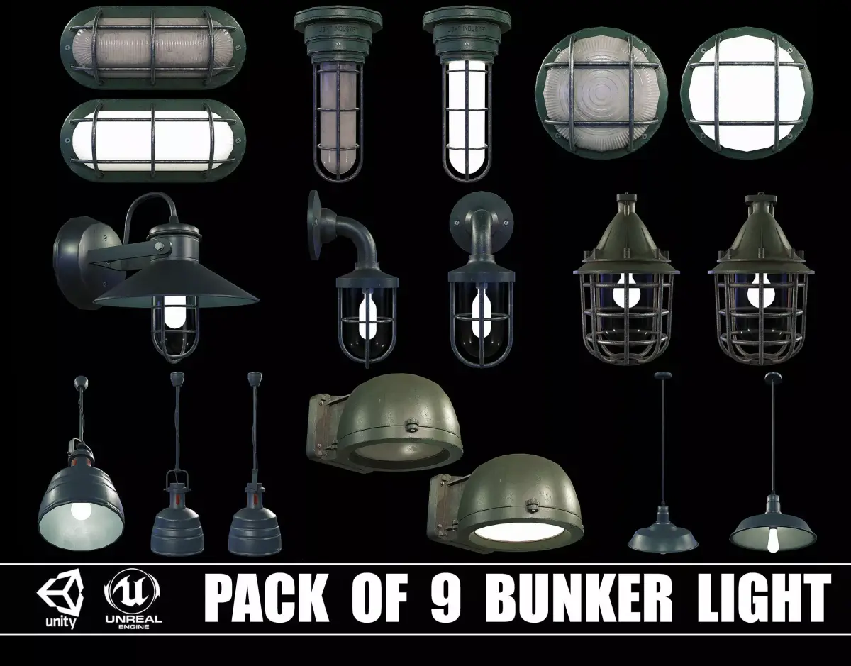 Pack of 9 Bunker Light purchase