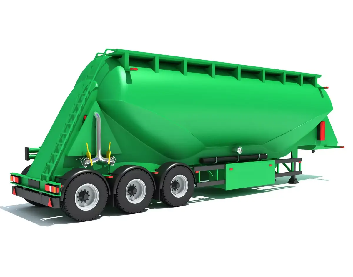 Silo Trailer 3D model