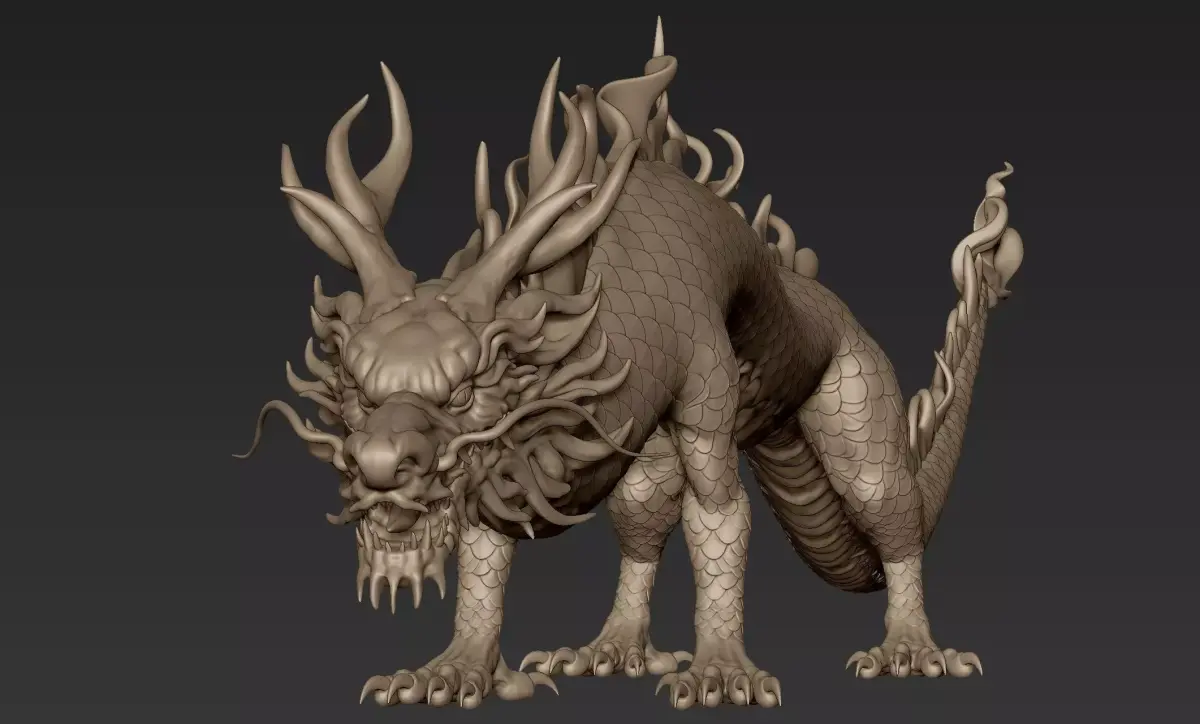 Asian Dragon 3D model
