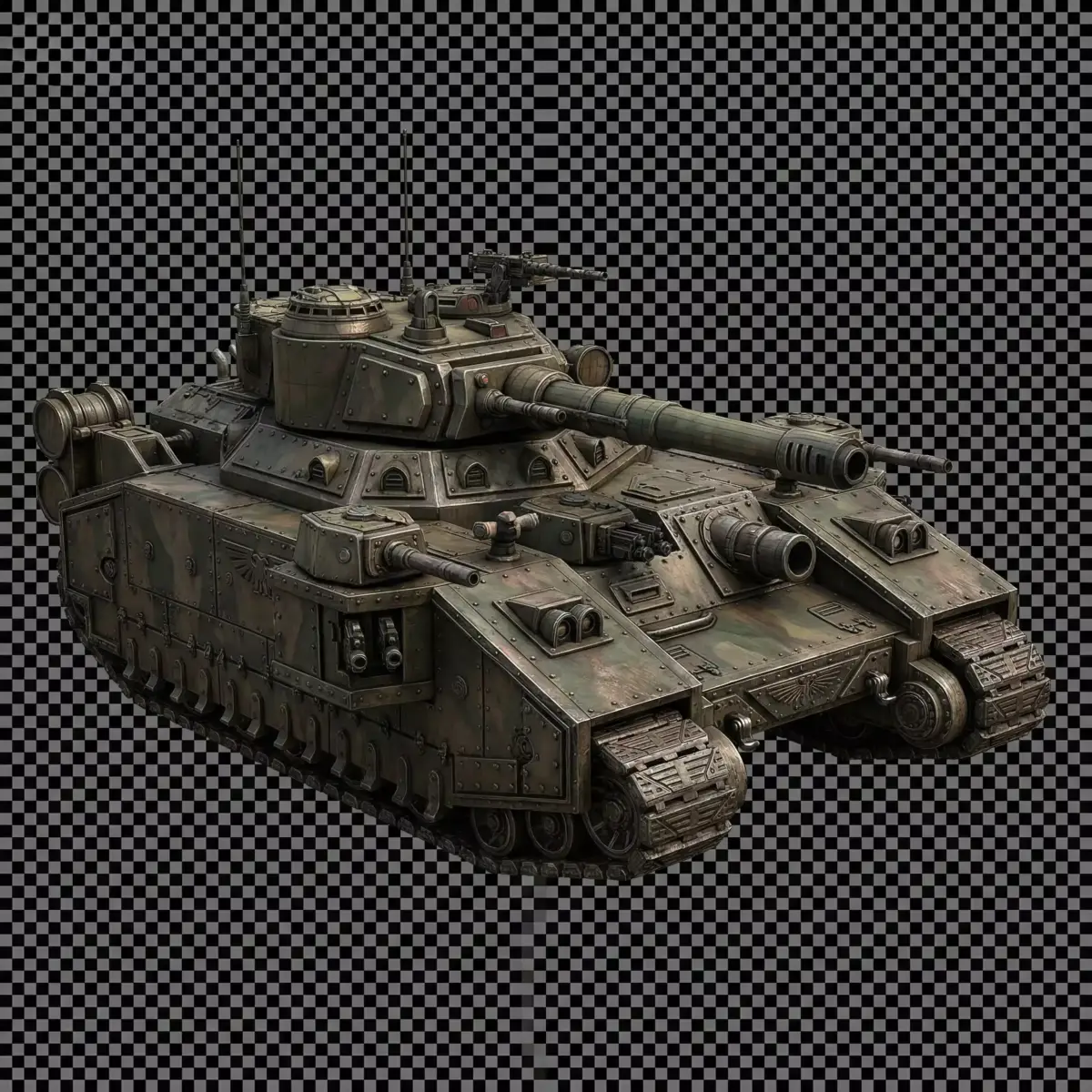 Baneblade Super Heavy Multi Turret Sci Fi Tank 3D print model