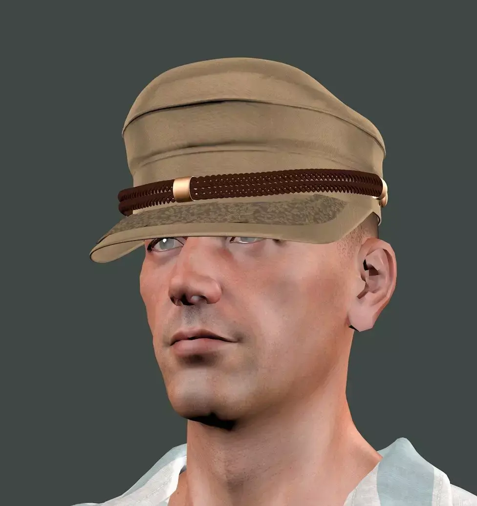 Greek Fishermans Hat Package  3D model