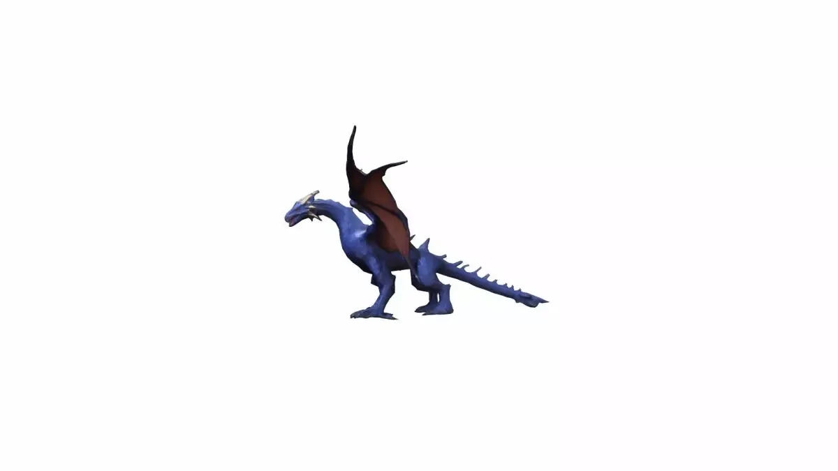 High Render Bahamut Is A Legendary God Like Dragon  3D model
