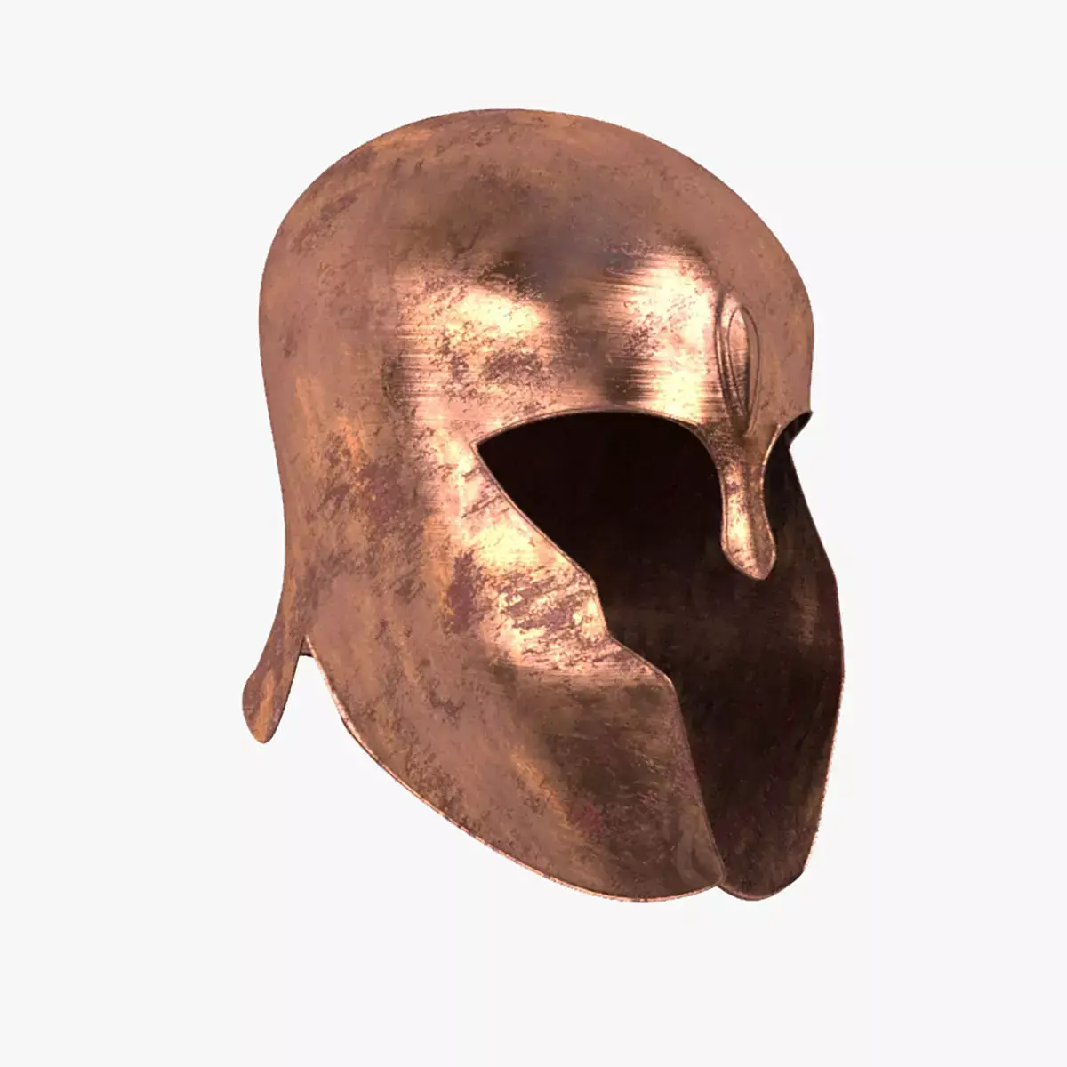  Achilles Helmet Model Realistic- Low Poly Low-poly 3D model