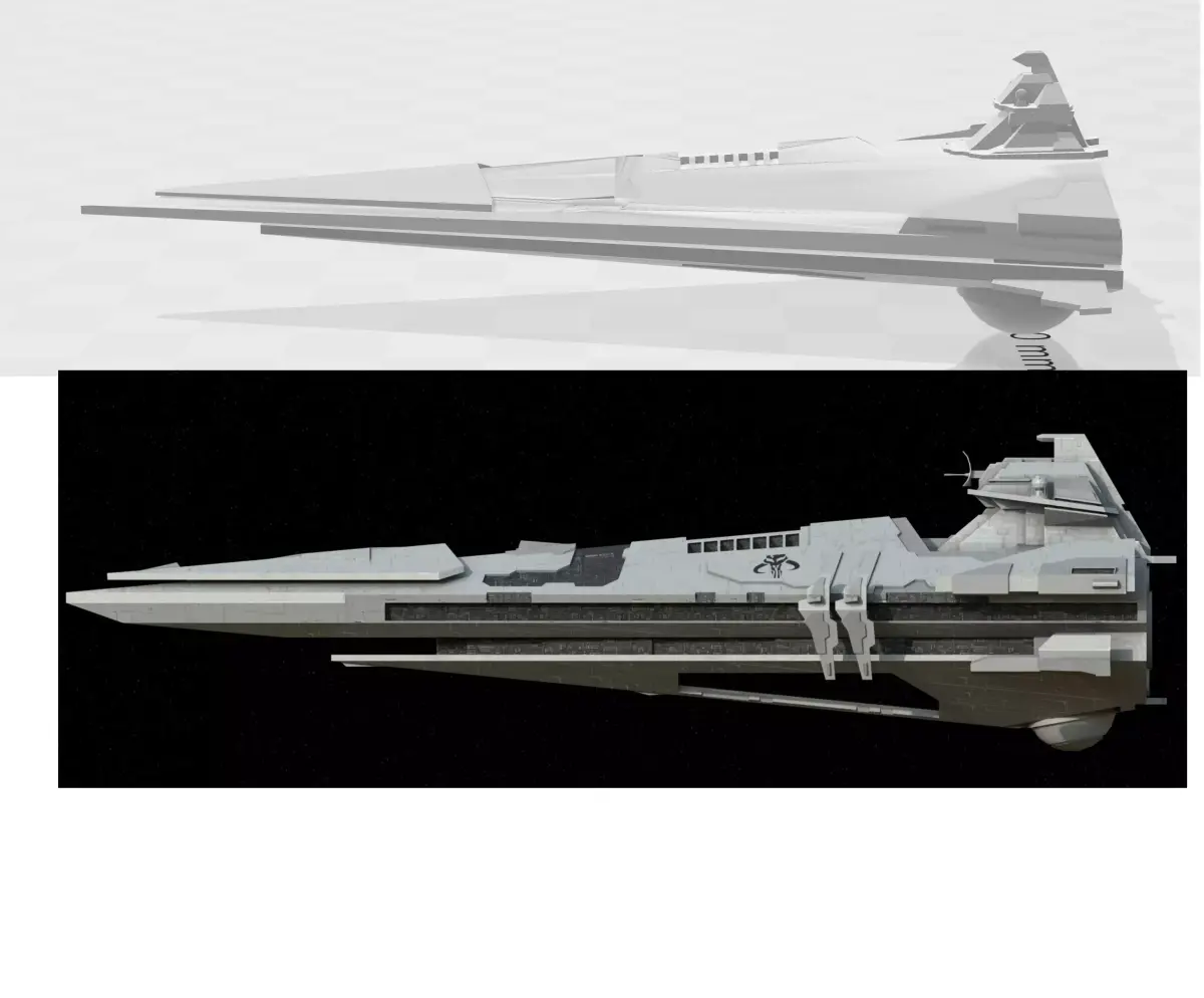 Centurion-class Battlecruiser 3D print model