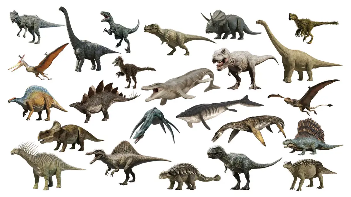 Dinosaur Collection Rigged 3D model