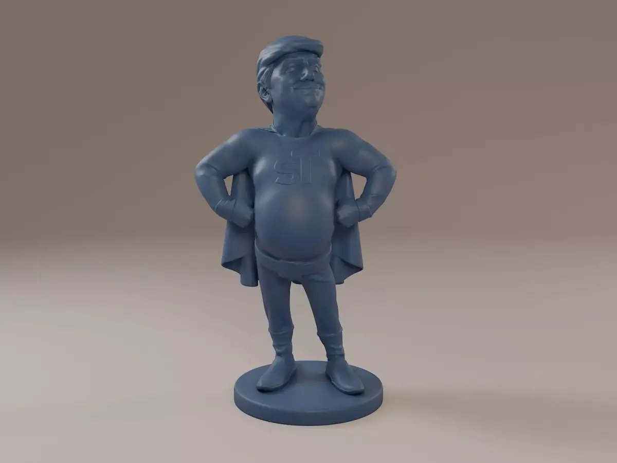 Donald Trump SuperTrump 3D print model