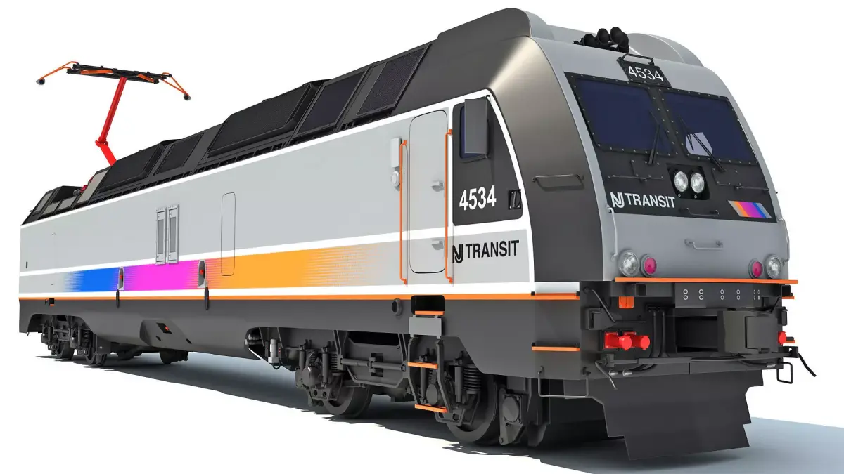 NJ Transit Locomotive Train 3D model
