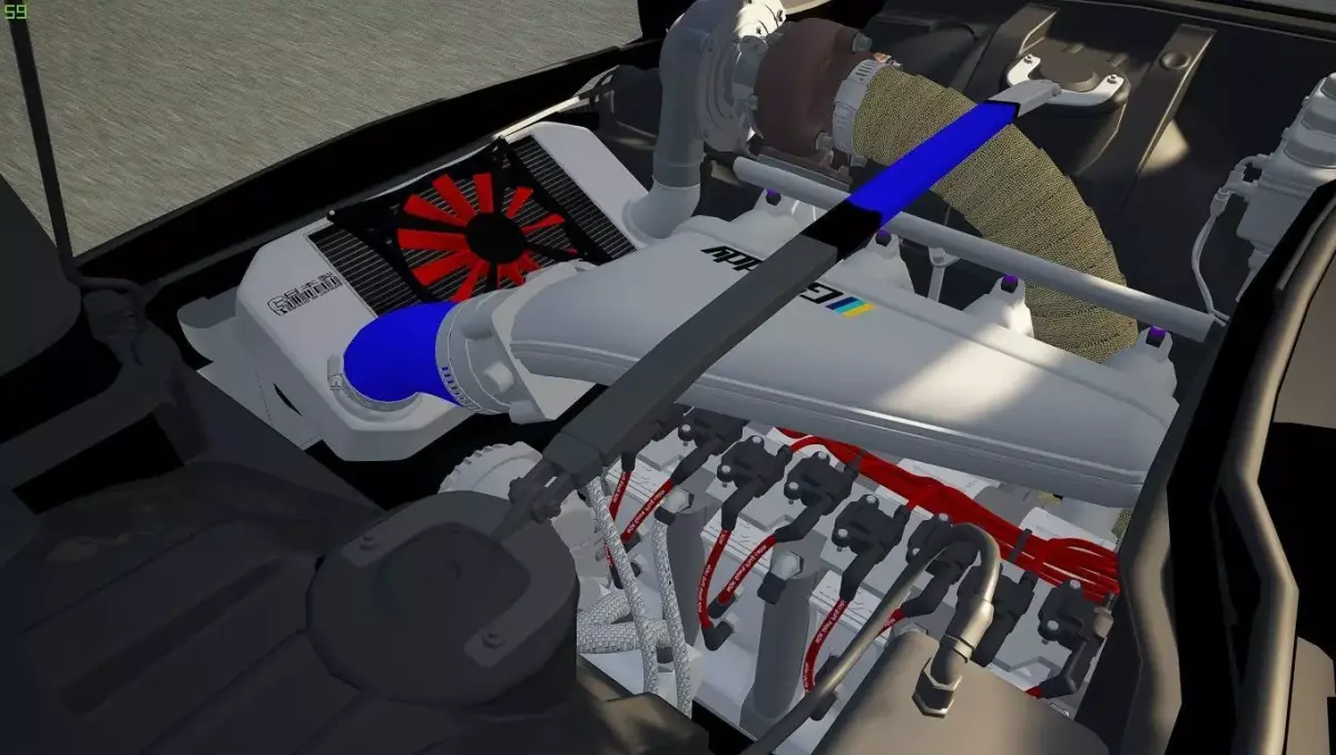 rotary 4 rotor engine 3D model