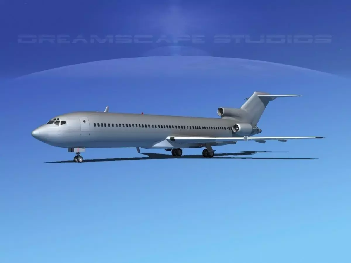 Boeing C-22B Bare Metal 3D model