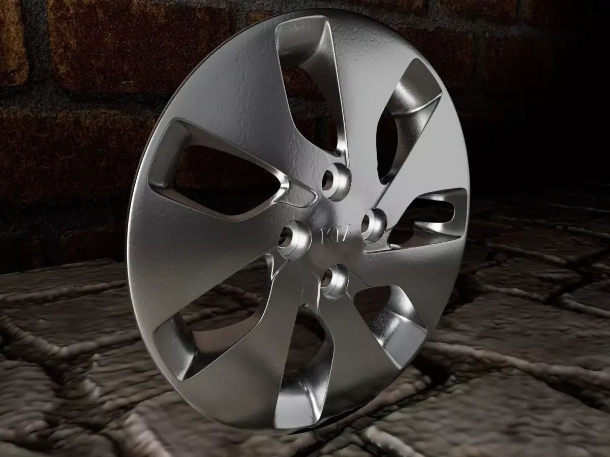 KIA car disk Free 3D model