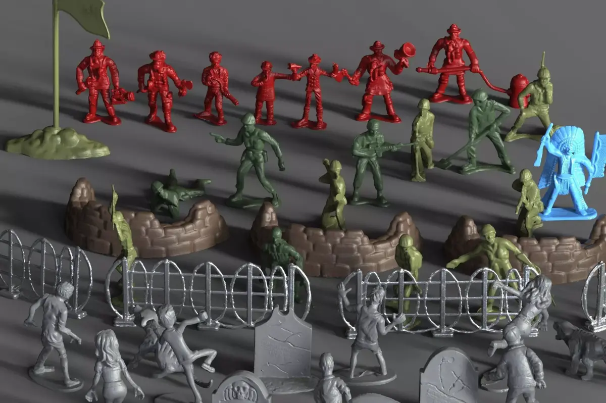 3D Scanned Miniatures collection 3D model
