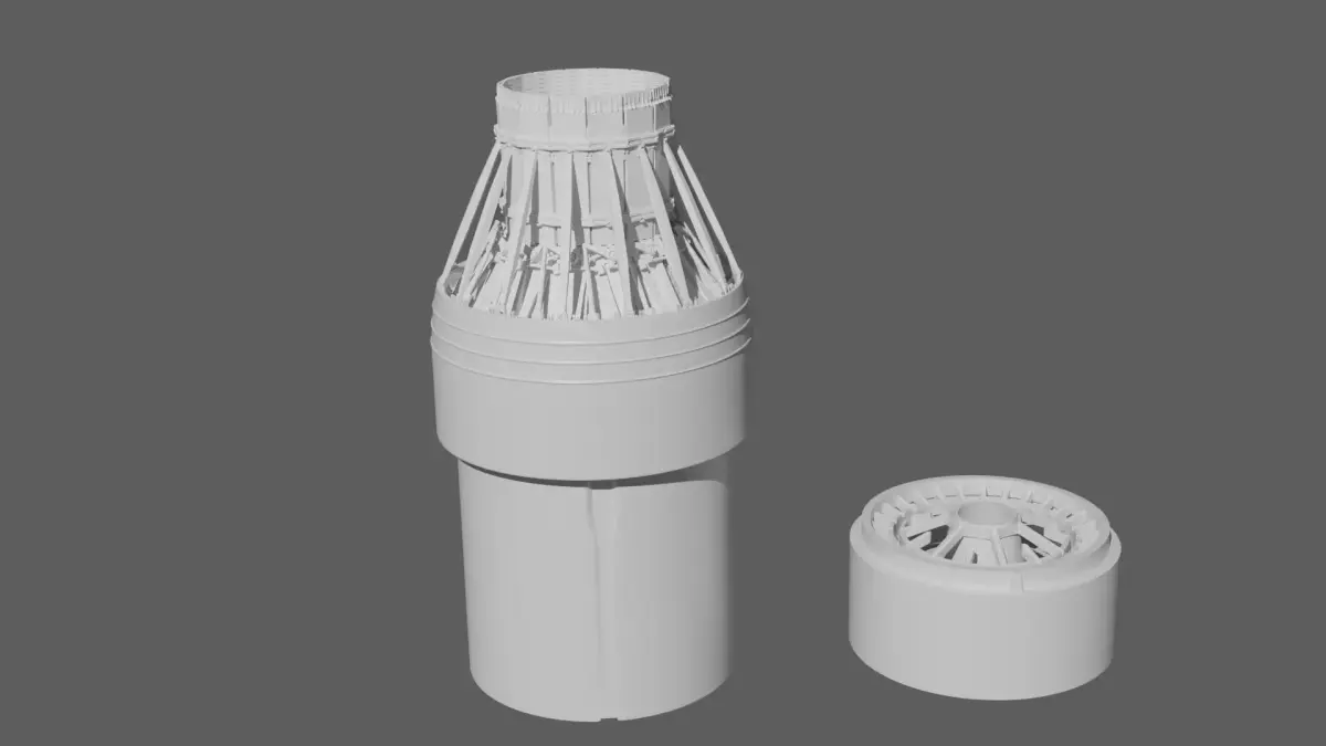 PW-100 F-15c Jetpipe 3D print model