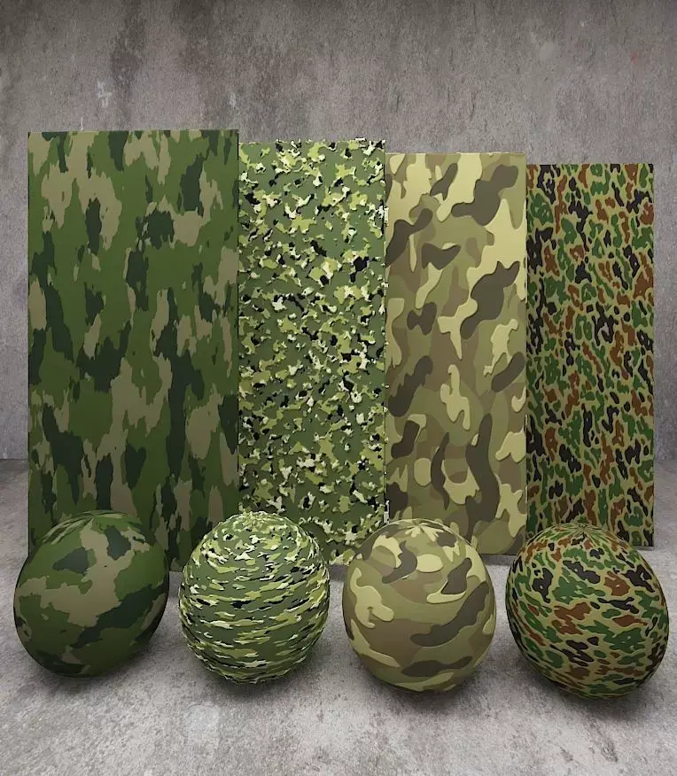 Vray material pack 15  Low-poly 3D model