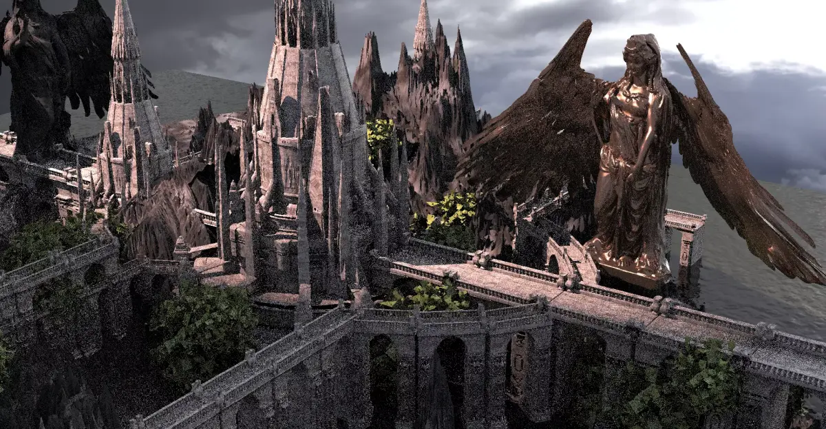 Narnia extended Fortress snow  3D model