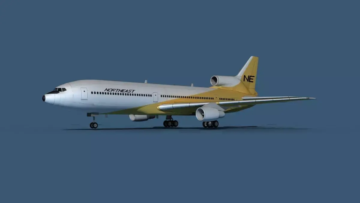 Lockheed L-1011-50 Northeast 3D model