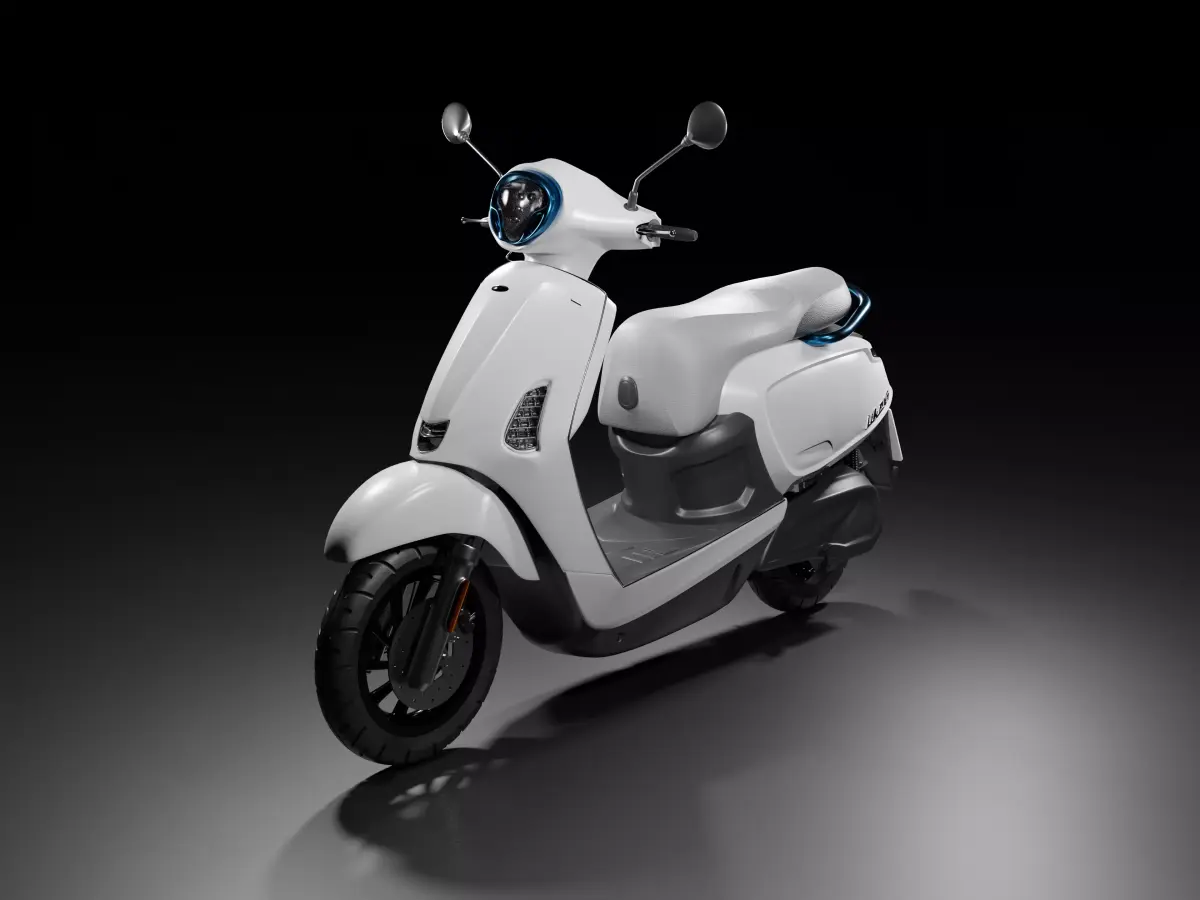 Electrical Motorcycle 3D model