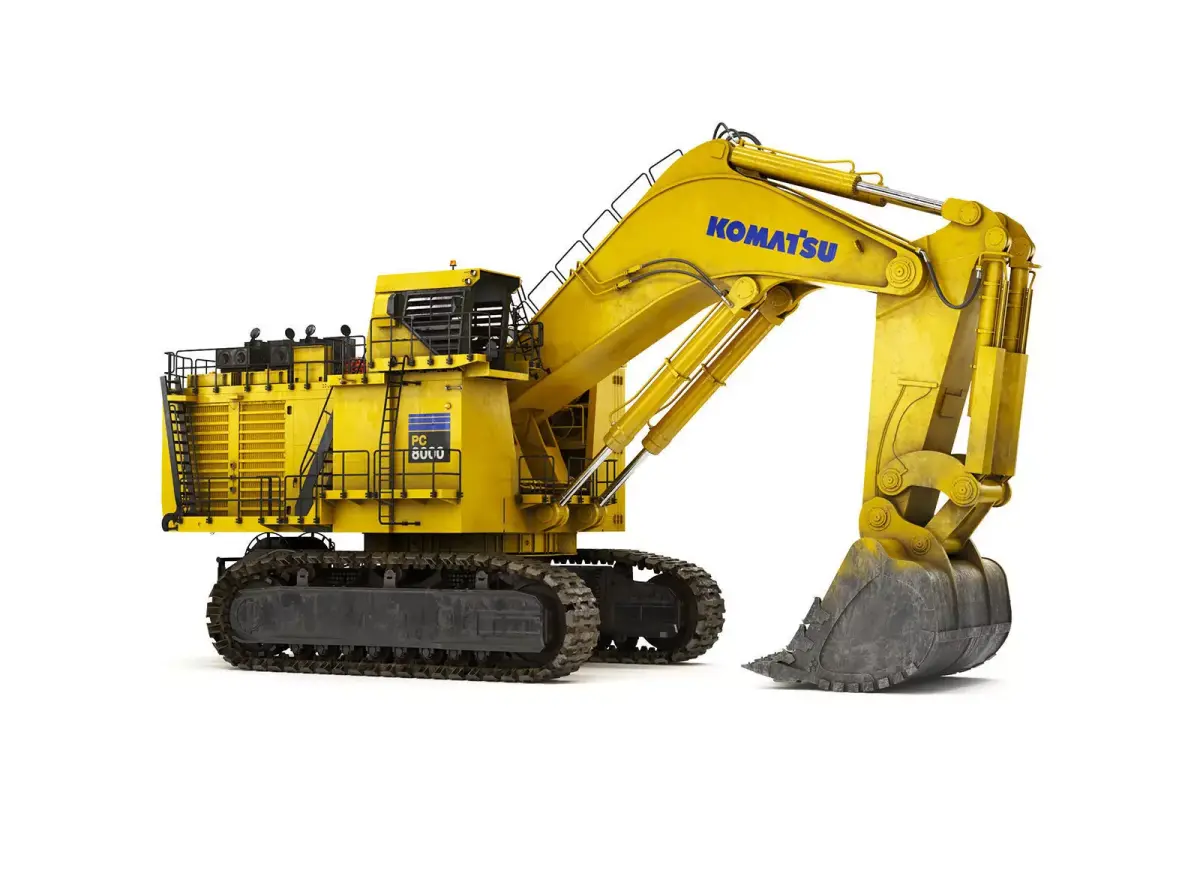 Mining Excavator Komatsu PC8000-6 Backhoe 3D model