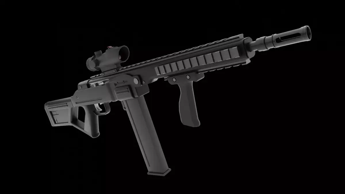 PPSH Modified Free 3D model