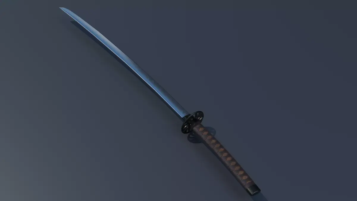 Game ready Katana Sword Low-poly 3D model purchase