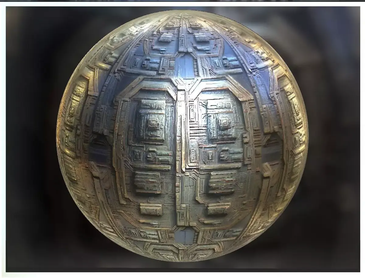 PBR Sci-Fi Seamless Realistic Material SBSAR 4k Texture 023 Texture
