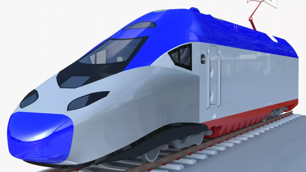 Alstom Avelia locomotive 3D model