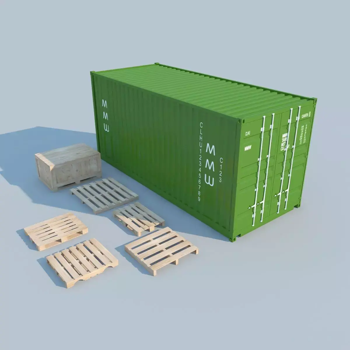 Container MAX 2011 3D model