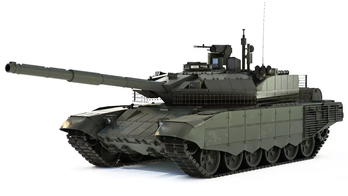 Tank T-90M 2020 3D model