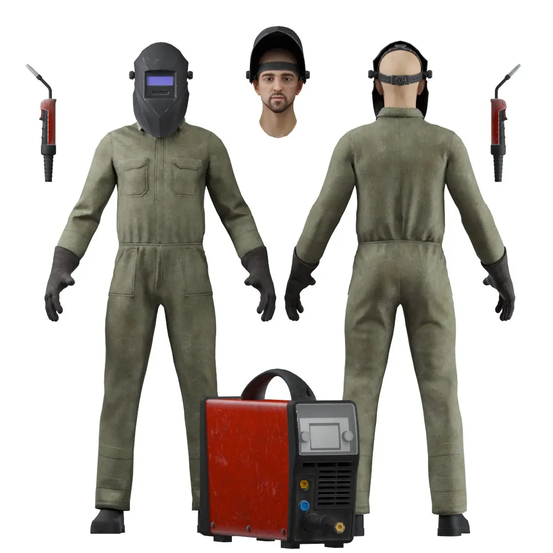 Welder 3D model